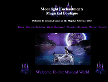 Tablet Screenshot of moonlightenchantments.com